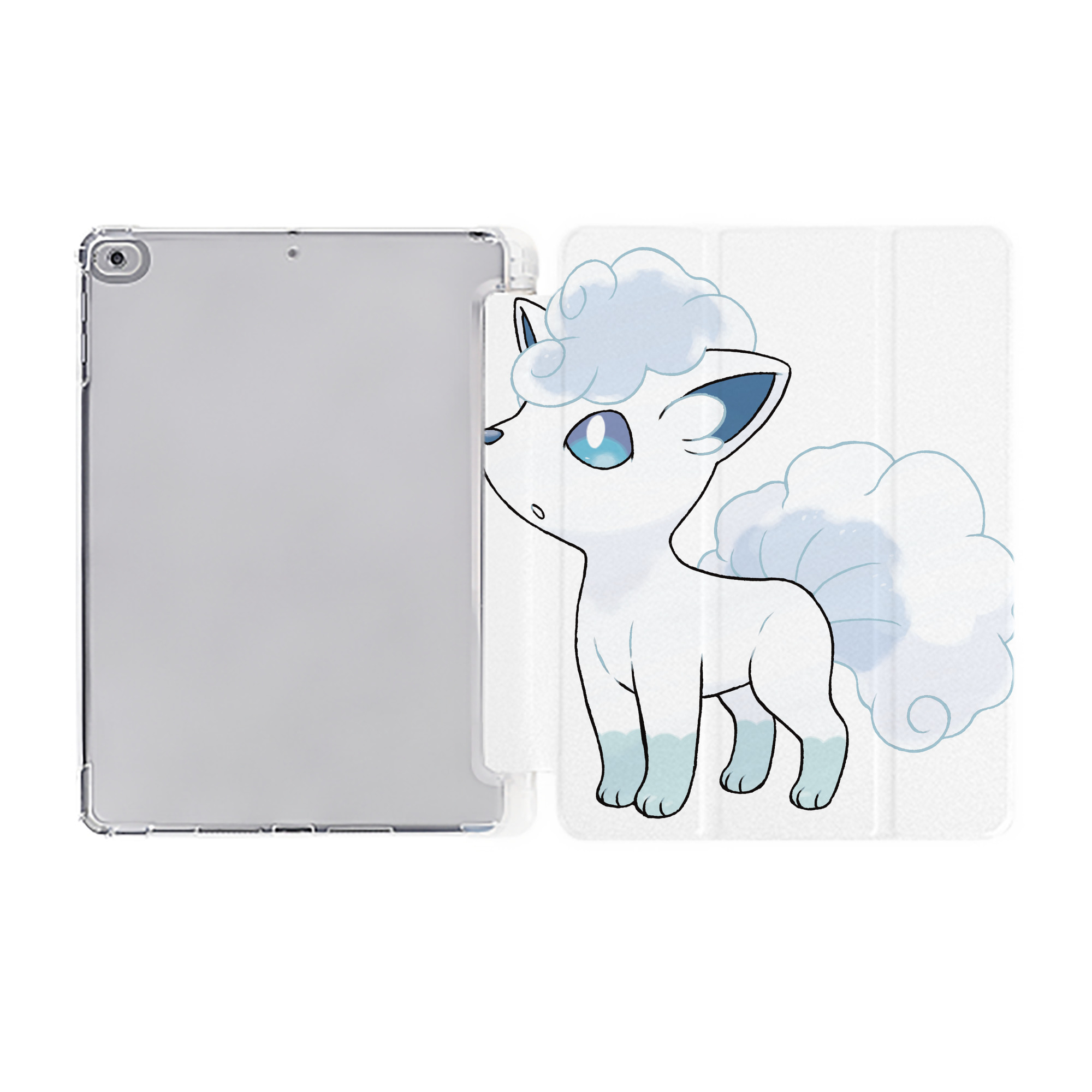 （画像用） ポケットモンスター Pokémon IPad ケース ペン収納付き 三つ折りスタンド PUレザー×シリコン 対応機種9.5/10.5/10.9インチ